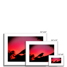 Load image into Gallery viewer, Blackbird Sunset Framed & Mounted Print