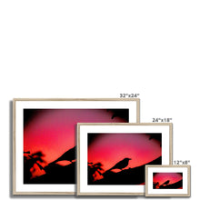 Load image into Gallery viewer, Blackbird Sunset Framed & Mounted Print