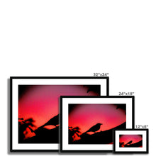 Load image into Gallery viewer, Blackbird Sunset Framed & Mounted Print