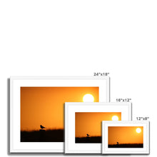 Load image into Gallery viewer, Sunset Tweet Framed & Mounted Print