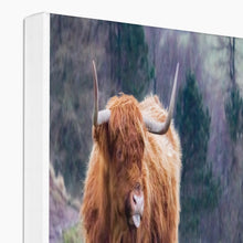 Load image into Gallery viewer, Raspberry Cow Canvas