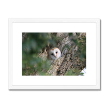 Load image into Gallery viewer, Hello Barn Owl Framed & Mounted Print