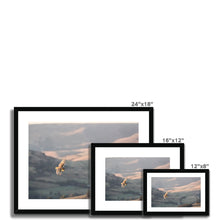 Load image into Gallery viewer, Barn Owl over the Peaks Framed & Mounted Print