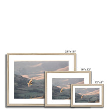 Load image into Gallery viewer, Barn Owl over the Peaks Framed & Mounted Print