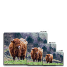 Load image into Gallery viewer, Raspberry Cow Canvas