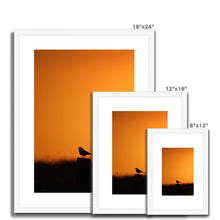 Load image into Gallery viewer, Sunset Tweet Framed & Mounted Print