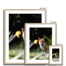 Load image into Gallery viewer, Foxy Framed & Mounted Print