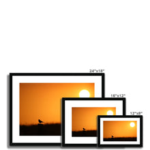 Load image into Gallery viewer, Sunset Tweet Framed & Mounted Print