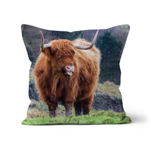 Load image into Gallery viewer, Raspberry Cow Cushion
