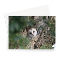 Load image into Gallery viewer, Hello Barn Owl Greeting Card
