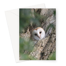 Load image into Gallery viewer, Hello Barn Owl Greeting Card
