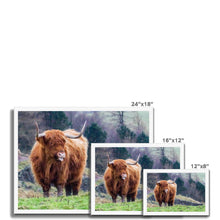 Load image into Gallery viewer, Raspberry Cow Framed Print
