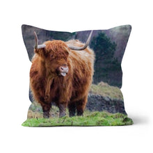 Load image into Gallery viewer, Raspberry Cow Cushion
