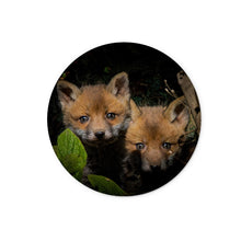 Load image into Gallery viewer, Fox Cubs Glass Chopping Board
